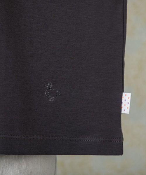 DECOY SINCE 1981（デコイシンスイチキュウハチイチ）の「刺しゅうロゴカットソー（Tシャツ/カットソー・レディース・オレンジ/チャコールグレー/ベージュ・L/M）」の15枚目の写真