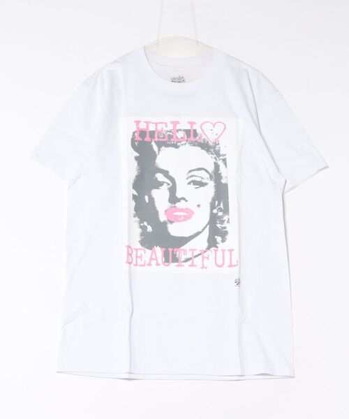 tone(トーン)の「【RadioDays/ラジオデイズ】MARILYN MONROE S/S TEE(UN)(Tシャツ/カットソー・メンズ・ホワイト/ブラック・LARGE/X-LARGE/MEDIUM)」の2枚目の写真