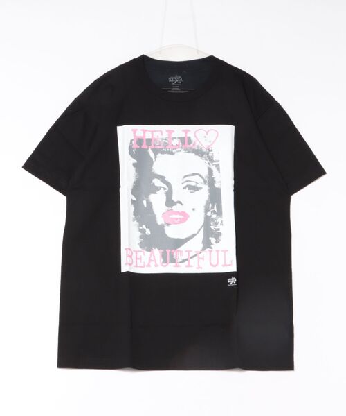 tone(トーン)の「【RadioDays/ラジオデイズ】MARILYN MONROE S/S TEE(UN)(Tシャツ/カットソー・メンズ・ホワイト/ブラック・LARGE/X-LARGE/MEDIUM)」の1枚目の写真