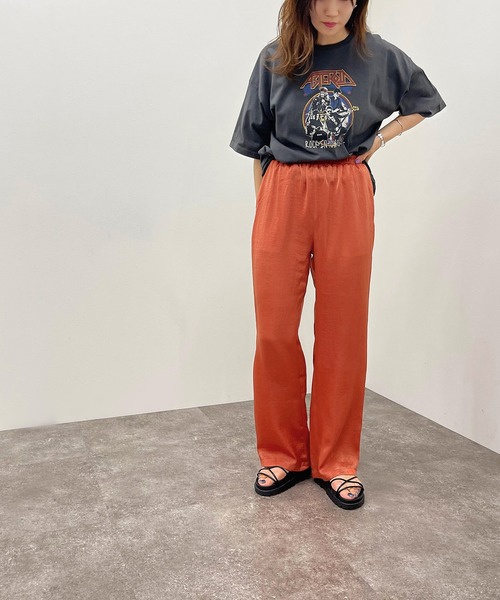 apres jour mignon（アプレジュールミニョン）の「サテンイージーパンツ【ZOZOTOWN限定アイテム】【6PO】（その他パンツ・レディース・グリーン/ブルー/オレンジ・X-LARGE/MEDIUM/SMALL）」の21枚目の写真