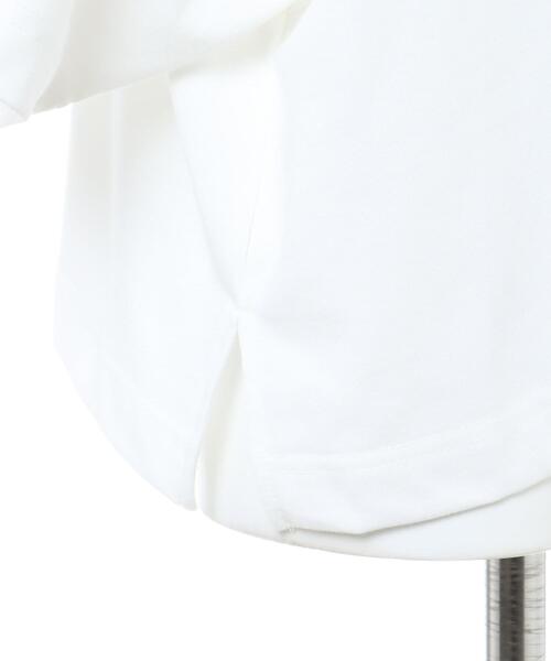 INGNI（イング）の「カレッジショート丈Tシャツ（Tシャツ/カットソー・レディース・オフホワイト/グレー/グリーン・M）」の11枚目の写真