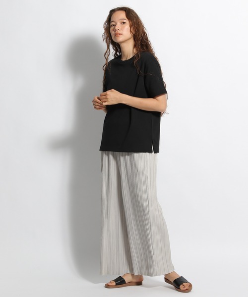 niko and...(ニコアンド)の「サラサラUVカットプリーツパンツ(その他パンツ・レディース・ライトグレー/ブラック/パープル/チャコール/ダークグレー/アイボリー・MEDIUM/LARGE)」の8枚目の写真