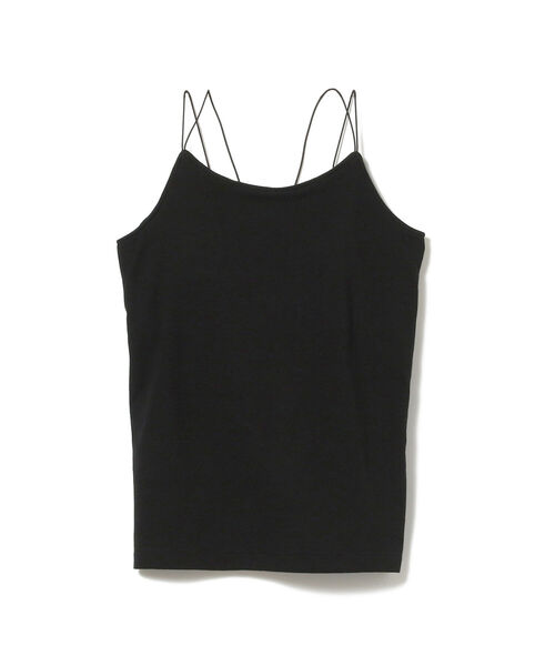 Ray BEAMS(レイビームス)の「Ray BEAMS / Wストラップ カップ付き キャミソール(キャミソール・レディース・アイボリー/パープル/グリーン/ブラック・ONE SIZE)」の1枚目の写真