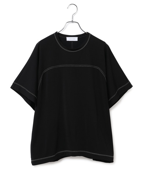 ADAM ET ROPE'(アダムエロペ)の「ドロストTシャツ(Tシャツ/カットソー・レディース・ピンク/ブラック/キナリ・FREE)」の17枚目の写真