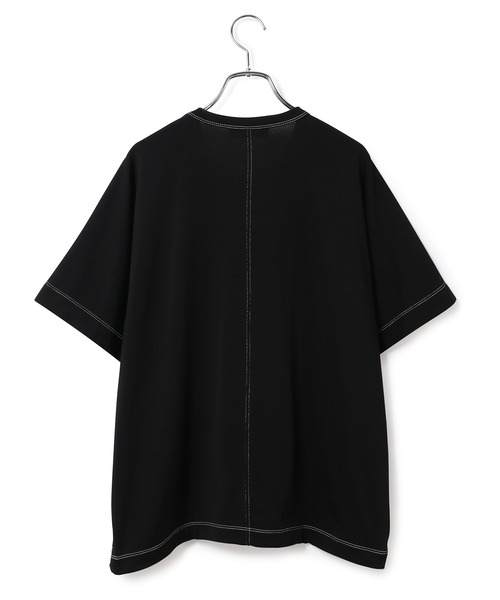 ADAM ET ROPE'(アダムエロペ)の「ドロストTシャツ(Tシャツ/カットソー・レディース・ピンク/ブラック/キナリ・FREE)」の11枚目の写真