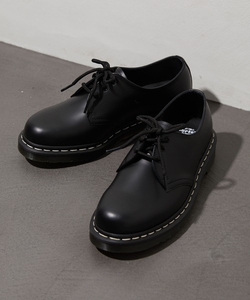 Dr. Martens(ドクターマーチン)の「【Dr.Martens /ドクターマーチン】1461/ 3ホールシューズ プレートゥシューズ(その他シューズ・レディース・ブラック×ホワイト/ブラック/イエロー・9/5/6/8/4/7)」の4枚目の写真