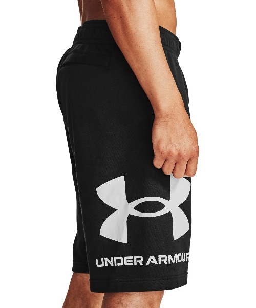 UNDER ARMOUR（アンダーアーマー）の「UAライバルフリース ショーツ(トレーニング/メンズ)（その他パンツ・メンズ・ブラック/グレー・3XL/S/M/L/XL/XXL）」の5枚目の写真