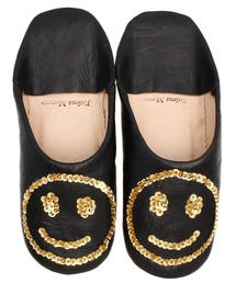 Fatima morocco | FATIMA MOROCCOバブーシュ/459-FMC-SPANGLE/SMILE24(ルームシューズ/スリッパ)