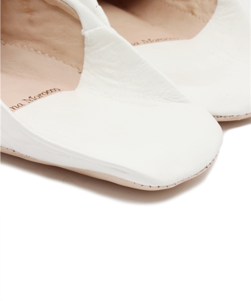 Fatima morocco（ファティマモロッコ）の「FATIMA MOROCCOバブーシュ/459-FMC-SPANGLE/SMILE24（ルームシューズ/スリッパ・ゴールド/ホワイト/ブラック/シルバー・27/24）」の10枚目の写真