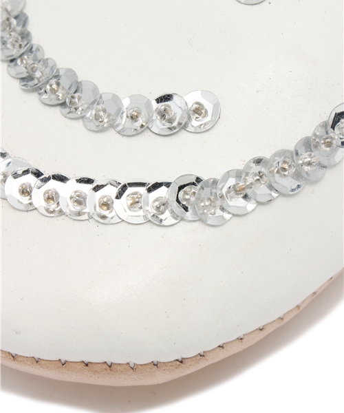 Fatima morocco（ファティマモロッコ）の「FATIMA MOROCCOバブーシュ/459-FMC-SPANGLE/SMILE24（ルームシューズ/スリッパ・ゴールド/ホワイト/ブラック/シルバー・27/24）」の11枚目の写真