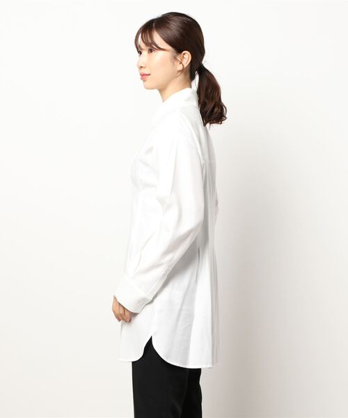 ENVYM（アンビー）の「ウエストタックＳＨ（シャツ/ブラウス・レディース・ホワイト/ブラック・FREE）」の3枚目の写真