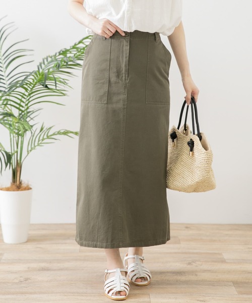 URBAN RESEARCH Sonny Label（アーバンリサーチサニーレーベル）の「ベイカーチノスカート（スカート・レディース・ネイビー/カーキ/チャコールグレー・38/36）」の8枚目の写真