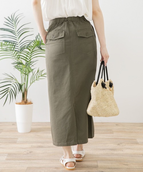 URBAN RESEARCH Sonny Label（アーバンリサーチサニーレーベル）の「ベイカーチノスカート（スカート・レディース・ネイビー/カーキ/チャコールグレー・38/36）」の6枚目の写真