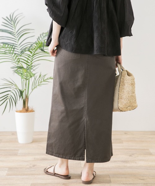 URBAN RESEARCH Sonny Label（アーバンリサーチサニーレーベル）の「ベイカーチノスカート（スカート・レディース・ネイビー/カーキ/チャコールグレー・38/36）」の12枚目の写真