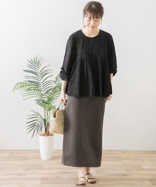 URBAN RESEARCH Sonny Label（アーバンリサーチサニーレーベル）の「ベイカーチノスカート（スカート・レディース・ネイビー/カーキ/チャコールグレー・38/36）」の17枚目の写真