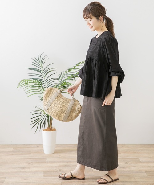 URBAN RESEARCH Sonny Label（アーバンリサーチサニーレーベル）の「ベイカーチノスカート（スカート・レディース・ネイビー/カーキ/チャコールグレー・38/36）」の20枚目の写真