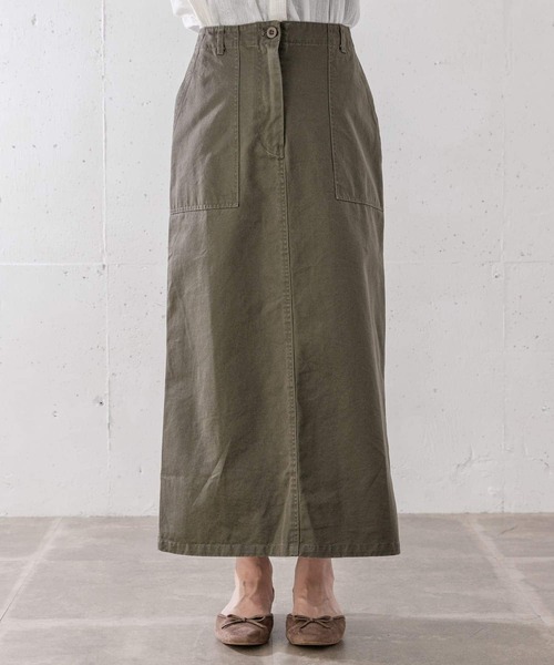 URBAN RESEARCH Sonny Label（アーバンリサーチサニーレーベル）の「ベイカーチノスカート（スカート・レディース・ネイビー/カーキ/チャコールグレー・38/36）」の10枚目の写真