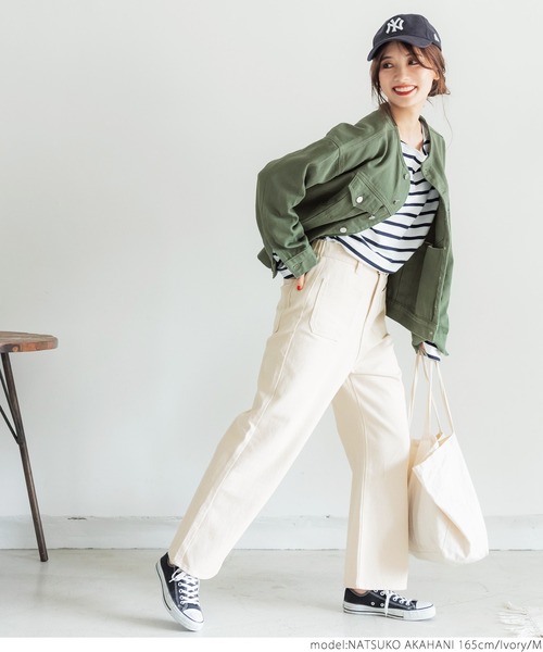 フロントポケットカツラギパンツ（その他パンツ）｜coca（coca）（コカ