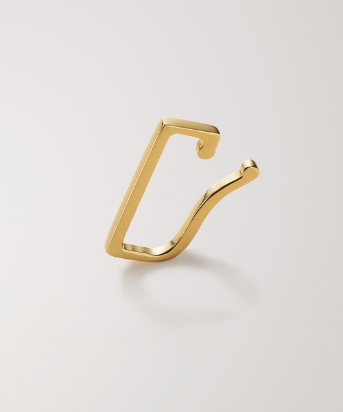 PAS TIERRA（パティエラ）の「[Lien] プラストレートイヤーカフ（イヤーカフ・レディース・イエローゴールド/シルバー・FREE）」の3枚目の写真