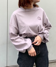 OLIVE des OLIVE | モックネックLOVE　ロンT(Tシャツ/カットソー)