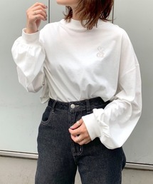 OLIVE des OLIVE | モックネックLOVE　ロンT(Tシャツ/カットソー)