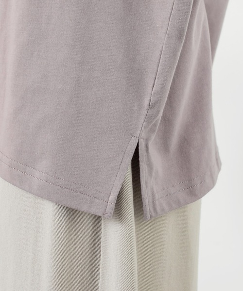 OLIVE des OLIVE（オリーブデオリーブ）の「モックネックLOVE　ロンT（Tシャツ/カットソー・レディース・ベージュ/パープル/オフホワイト/スミクロ/ライトブラウン・FREE）」の22枚目の写真