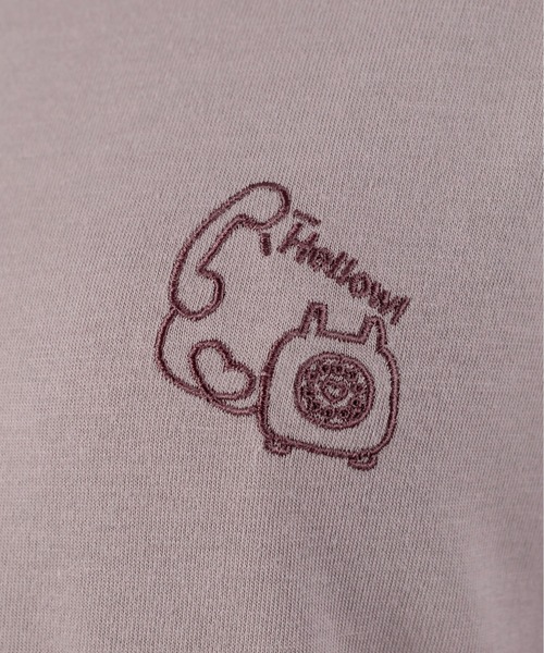 OLIVE des OLIVE（オリーブデオリーブ）の「モックネックLOVE　ロンT（Tシャツ/カットソー・レディース・ベージュ/パープル/オフホワイト/スミクロ/ライトブラウン・FREE）」の10枚目の写真