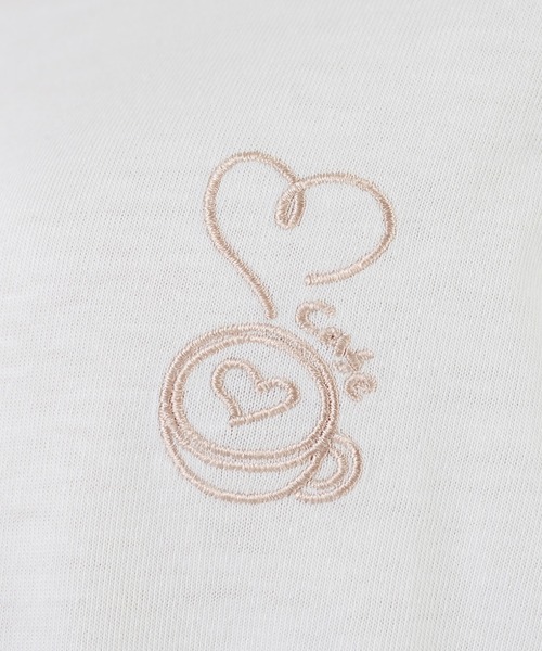 OLIVE des OLIVE（オリーブデオリーブ）の「モックネックLOVE　ロンT（Tシャツ/カットソー・レディース・ベージュ/パープル/オフホワイト/スミクロ/ライトブラウン・FREE）」の18枚目の写真