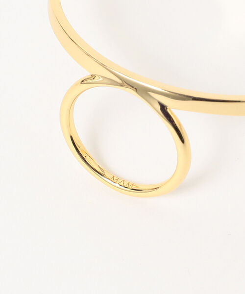 Ray BEAMS（レイビームス）の「MAM / Big Circle リング（リング・レディース・ゴールド/シルバー・ONE SIZE）」の9枚目の写真