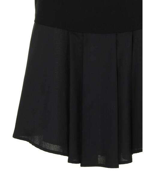 Green　Parks（グリーンパークス）の「裾異素材使いタンクトップ＊（タンクトップ・レディース・ブラック/オフホワイト・FREE）」の19枚目の写真