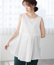 Green　Parks | 裾異素材使いタンクトップ＊(タンクトップ)