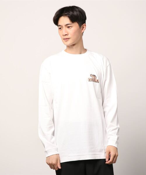 VISSLA（ヴィスラ）の「【ムラサキスポーツ別注】VISSLA/ヴィスラ バックプリントロンT M431OSSJ（Tシャツ/カットソー・メンズ・ホワイト/ブラック・L/M）」の16枚目の写真