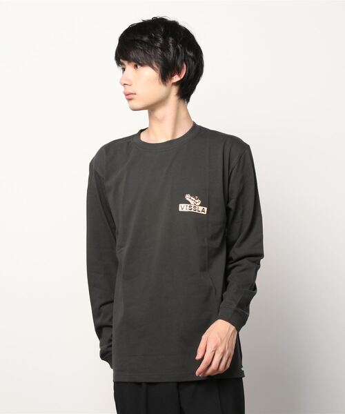 VISSLA（ヴィスラ）の「【ムラサキスポーツ別注】VISSLA/ヴィスラ バックプリントロンT M431OSSJ（Tシャツ/カットソー・メンズ・ホワイト/ブラック・L/M）」の17枚目の写真