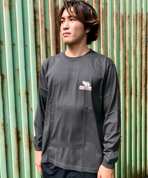 VISSLA（ヴィスラ）の「【ムラサキスポーツ別注】VISSLA/ヴィスラ バックプリントロンT M431OSSJ（Tシャツ/カットソー・メンズ・ホワイト/ブラック・L/M）」の15枚目の写真