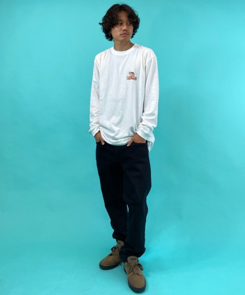 VISSLA（ヴィスラ）の「【ムラサキスポーツ別注】VISSLA/ヴィスラ バックプリントロンT M431OSSJ（Tシャツ/カットソー・メンズ・ホワイト/ブラック・L/M）」の7枚目の写真