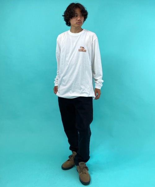 VISSLA（ヴィスラ）の「【ムラサキスポーツ別注】VISSLA/ヴィスラ バックプリントロンT M431OSSJ（Tシャツ/カットソー・メンズ・ホワイト/ブラック・L/M）」の8枚目の写真
