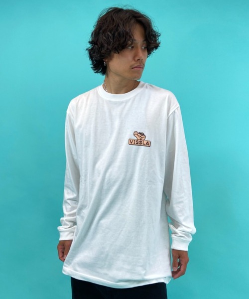 ヴィスラ (VISSLA) メンズ 長袖Tシャツ トップス Extra Strength Long Sleeve Pocket Tee (Army)
