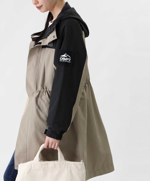 CAMP7（キャンプセブン）の「【CAMP7】マウンテンミドルパーカー（マウンテンパーカー・レディース・ベージュ/グリーン・M/L）」の15枚目の写真