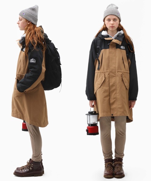 CAMP7（キャンプセブン）の「【CAMP7】マウンテンミドルパーカー（マウンテンパーカー・レディース・ベージュ/グリーン・M/L）」の7枚目の写真