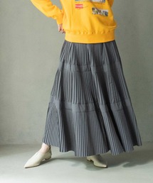 ティアードプリーツスカート