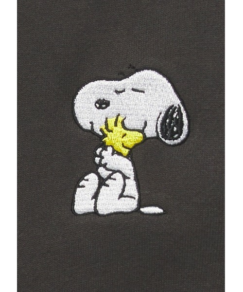 Design Tshirts Store graniph(デザイン ティーシャツ ストア グラニフ)の「ドッグハウス(ピーナッツ)|キッズスウェットスタジアムジャンパー(ブルゾン・キッズ・スミクロ・110/130)」の5枚目の写真