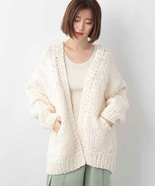 e/rm（イーアールエム）の「【e/rm】HANDモールカーディガン 