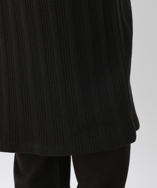 LEPSIM（レプシィム）の「２Ｐセットリブスカート　227748（スカート・レディース・モカ/ブラック・FREE）」の3枚目の写真