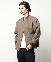 STYLEBLOCK（スタイルブロック）の「フェイクウールリブブルゾン（MA-1）」