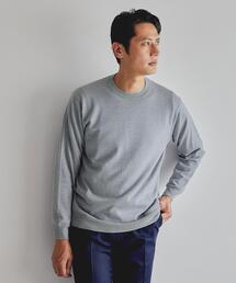 green label relaxing | ＜green label relaxing＞120s 天竺 クルーネック ニット(ニット/セーター)