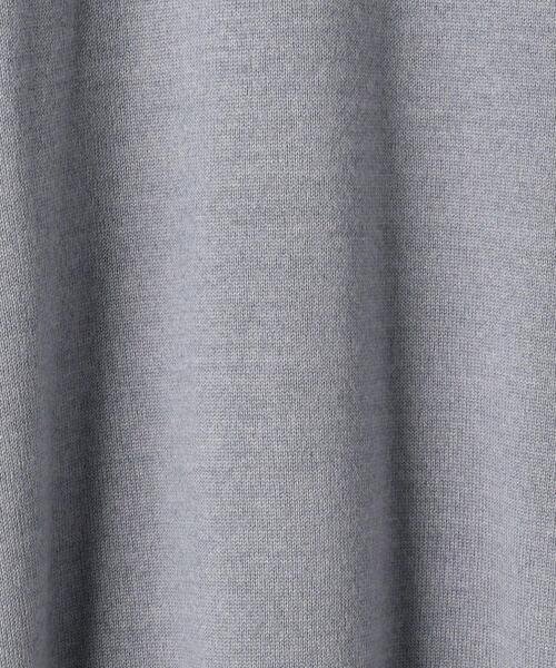 green label relaxing（グリーンレーベルリラクシング）の「＜green label relaxing＞120s 天竺 クルーネック ニット（ニット/セーター・メンズ・ブラック/グレー/ベージュ/コバルトブルー・M/S/XL/L）」の18枚目の写真