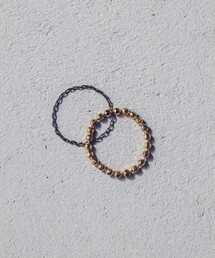 and cloud | Cable Chain/Cutball Chain Set Ring(リング)