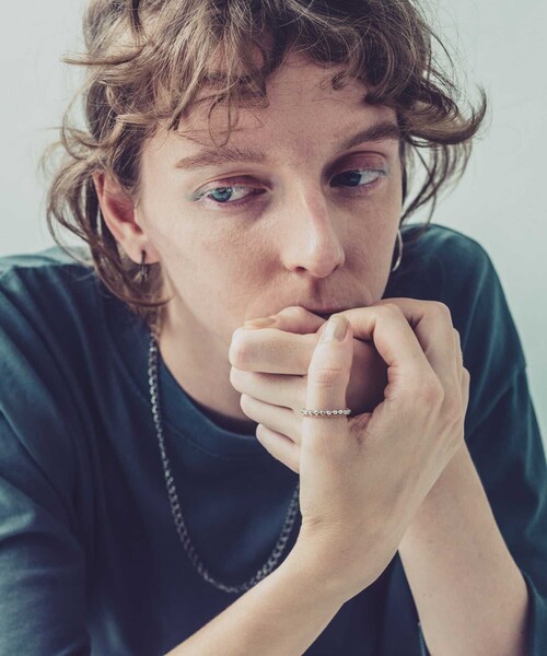 and cloud（アンドクラウド）の「Cable Chain/Cutball Chain Set Ring（リング・レディース・シルバー系その他/ゴールド系その他・L/M/S）」の7枚目の写真