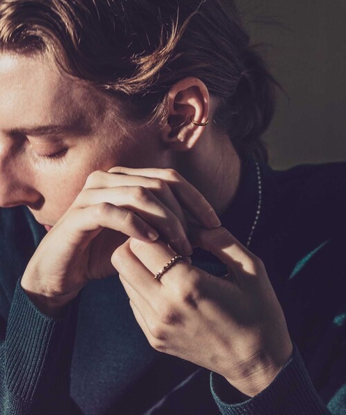 and cloud（アンドクラウド）の「Cable Chain/Cutball Chain Set Ring（リング・レディース・シルバー系その他/ゴールド系その他・L/M/S）」の8枚目の写真