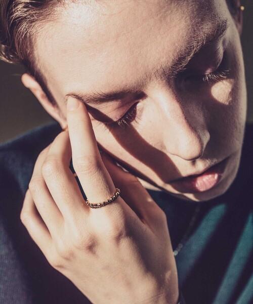 and cloud（アンドクラウド）の「Cable Chain/Cutball Chain Set Ring（リング・レディース・シルバー系その他/ゴールド系その他・L/M/S）」の9枚目の写真